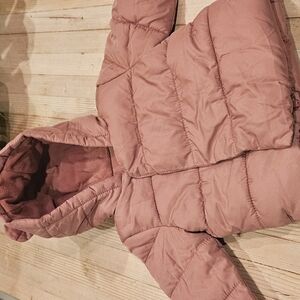 Kids Pink Puffer Jacket